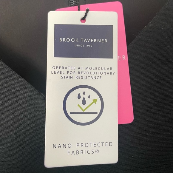 NWT - Brook Taverner Black Wool Blend Dress – Size 12R - Picture 4 of 12